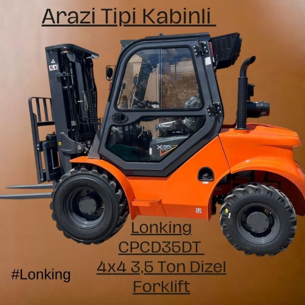 Lonking CPCD35DT 4x4 35 Ton Dizel Forklift - 1