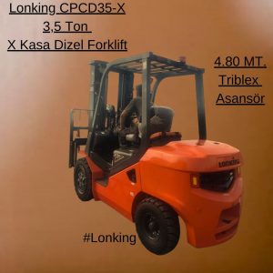 Lonking Forklift - 3,5 Ton CPCD35-X Dizel Euro 5 Motor