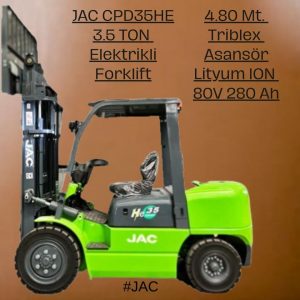 JAC 3,5 Ton Elektrikli Forklift-WA00471