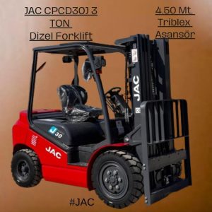 JAC 3 Ton Forklift – CPCD30J Dizel