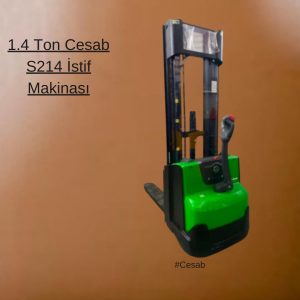 Cesab İstif Makinası - 1.4 Ton S214 Traksiyoner Akü Elektrikli