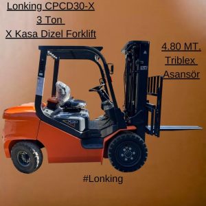 Lonking Forklift - 3 Ton CPCD30-X Dizel
