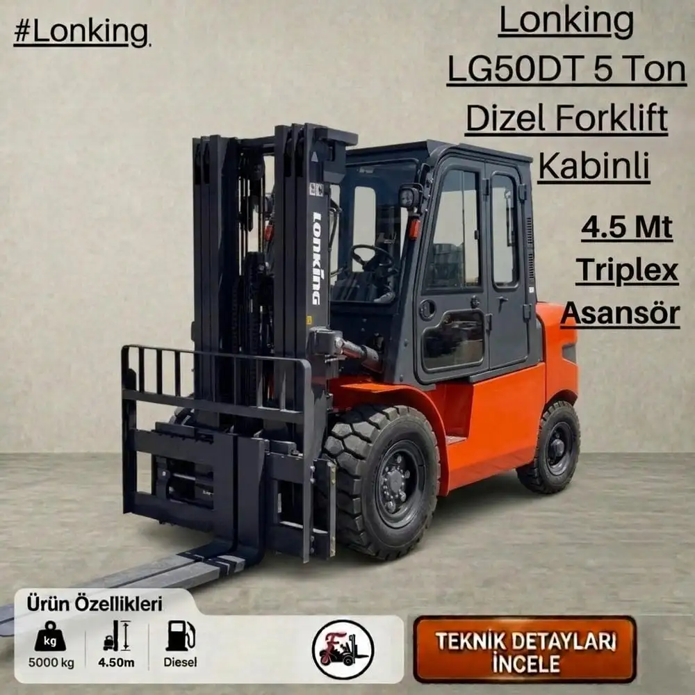 Lonking 5 Ton Dizel Forklift