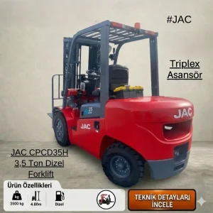 Jac Forklift – 3.5 Ton Dizel CPCD30H