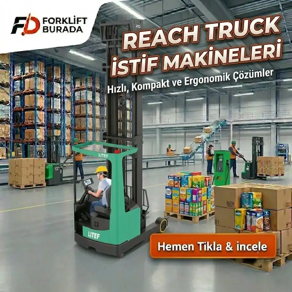 Kiralık Reach Truck İstif Makinesi ve Satılık Reach Truck İstif Makinesi burada. Depolarda hızlı, düzenli ve ergonomik çözümler için bize ulaşınız.