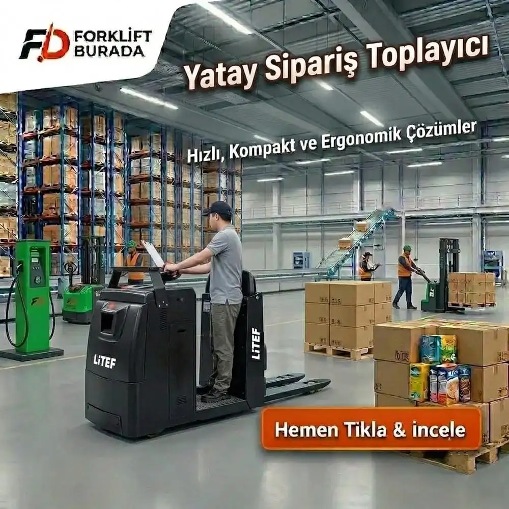 Kiralık Yatay Sipariş Toplayıcı ve Satılık Yatay Sipariş Toplayıcı çözümleri burada. Elektrikli toplama makinesi depolarda hızlı ve ergonomik çözümler sunar. Detaylı bilgi için bizi arayınız.  