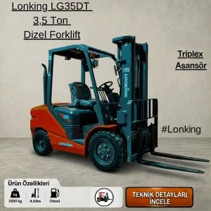 Lonking Forklift - 3.5 Ton LG35DT Dizel