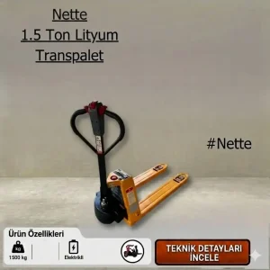 Nette Tranpalet Eletrikli