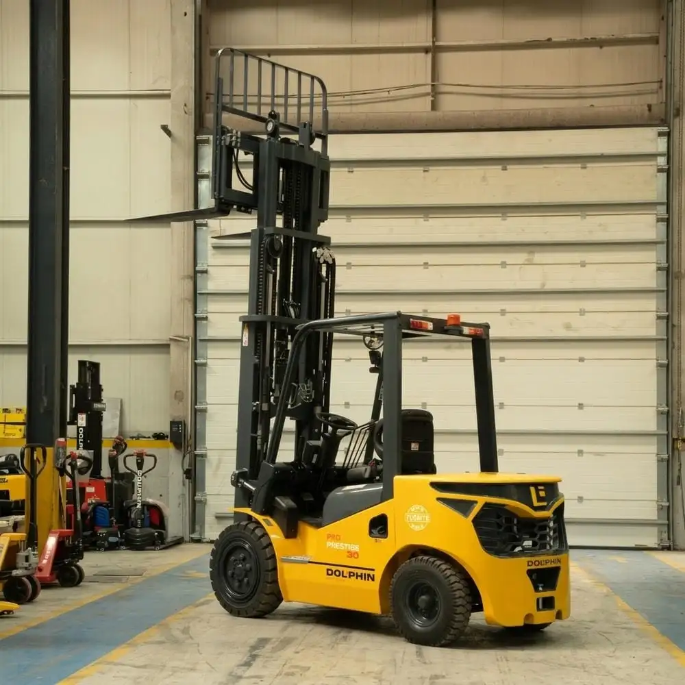 Dolphin 3 ton 4.70 mt mazotlu forklift Türkiye distribütöründen leasingli ve Kiralık Dizel Forklift.