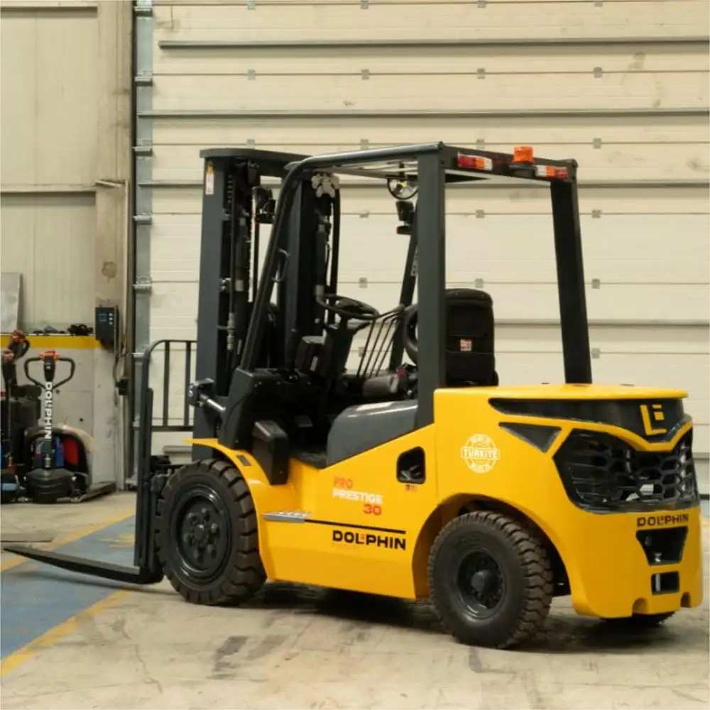 Dolphin 3 ton dizel forklift 4.70 metre Türkiye distribütöründen leasingli ve Kiralık Mazotlu Forklift.