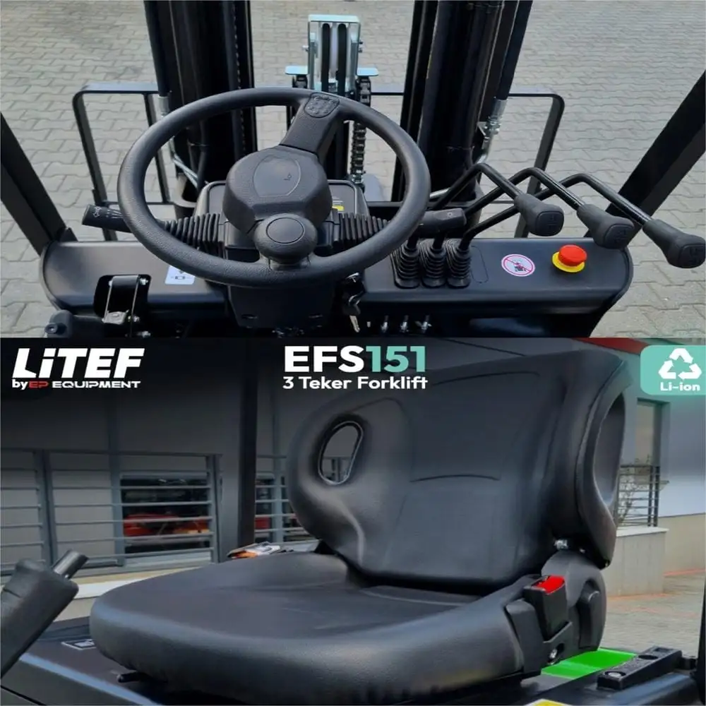LİTEF 1,5 ton lityum elektrikli forklift Türkiye distribütöründen Kiralık Elektrikli Forklift ve leasingli seçenekleriyle.