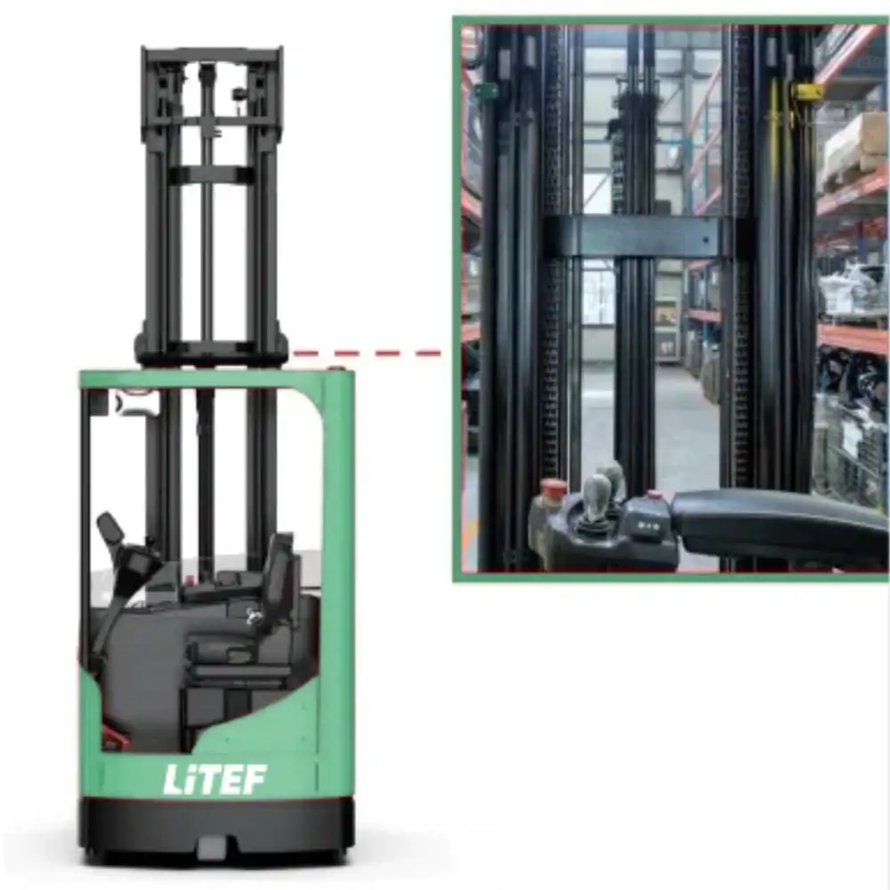 LİTEF 1,6 ton lityum REACH TRUCK Türkiye distribütöründen Kiralık Elektrikli REACH TRUCK ve leasingli seçenekleriyle.