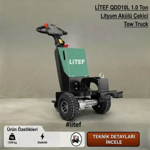 LİTEF 1 ton akülü çekici Türkiye distribütöründen leasingli ve Kiralık Lityum Çekici. ( Tow Truck )